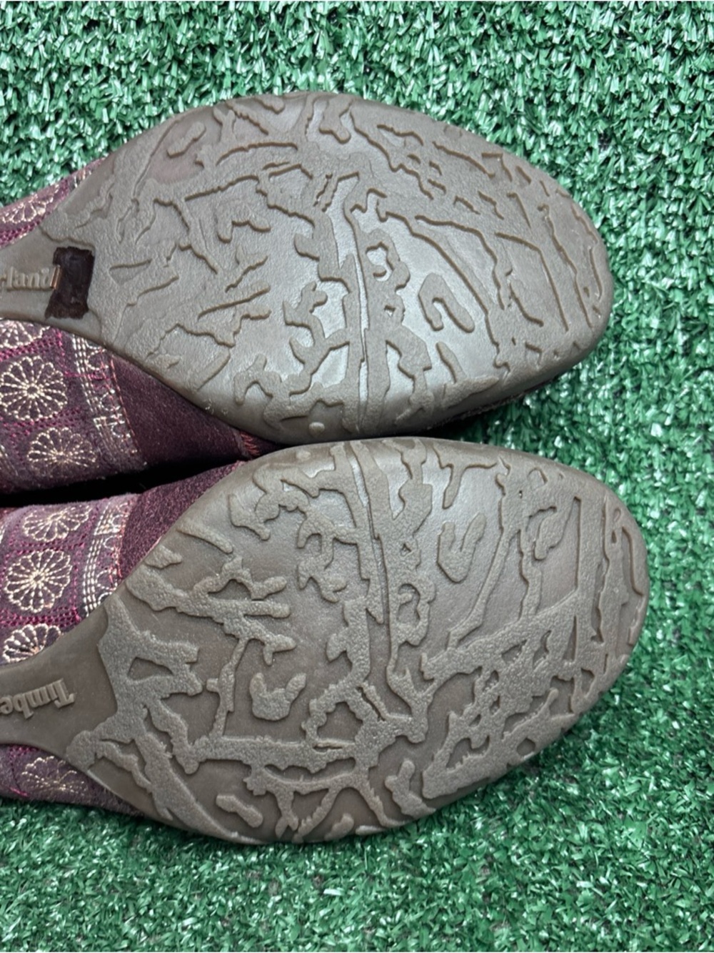 NEW Timberland Womens Slip On Ballet Flats Size 8.5 Oxblood Leather Arch Support - Picture 9 of 12